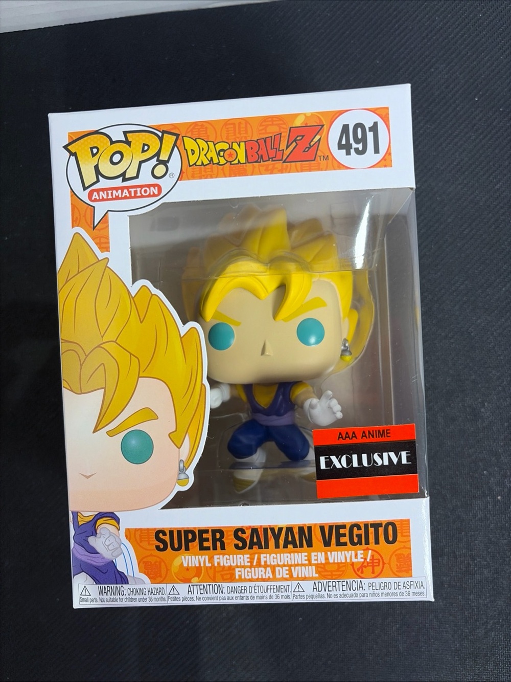 Funko Pop! Vinyl: Dragon Ball - Super Saiyan Vegito - AAA Anime (Exclusive) #491